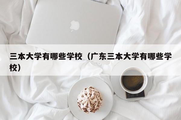 三本大学有哪些学校（广东三本大学有哪些学校）