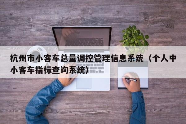 杭州市小客车总量调控管理信息系统（个人中小客车指标查询系统）